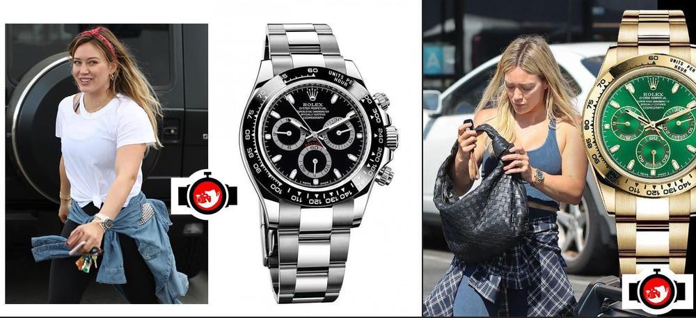 Hilary Duff's Impressive Watch Collection: A Look into the Timepieces of the Young Actress
